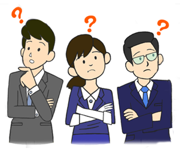 悩んでいる人たち