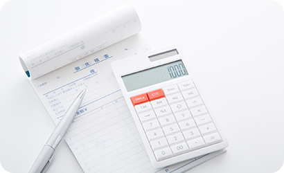 電卓とお見積書
